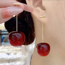 Cherry earrings